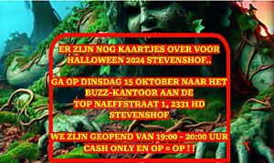 Extra kaartverkoop Halloween 